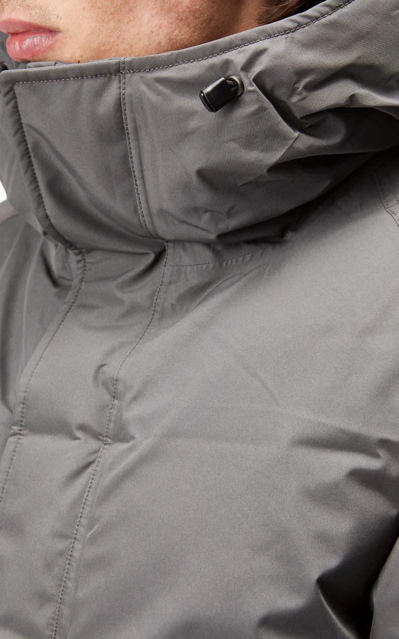 Nanamica GORE-TEX Down Coat Grey - Image 10