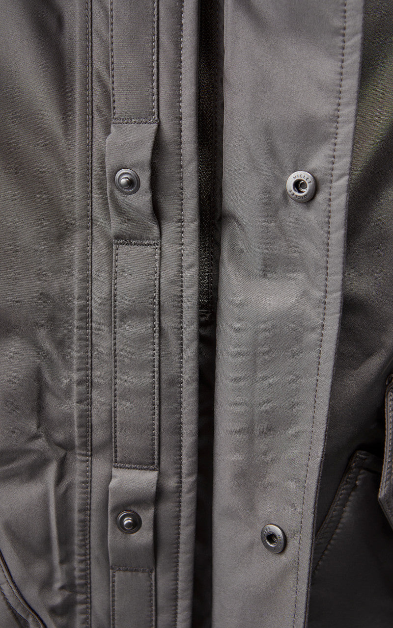 Nanamica GORE-TEX Down Coat Grey - Image 11
