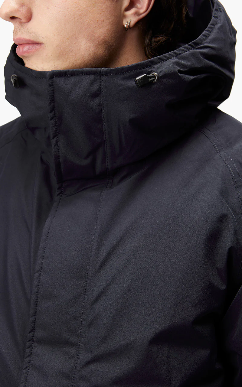 Nanamica GORE-TEX Down Coat Navy - Image 10