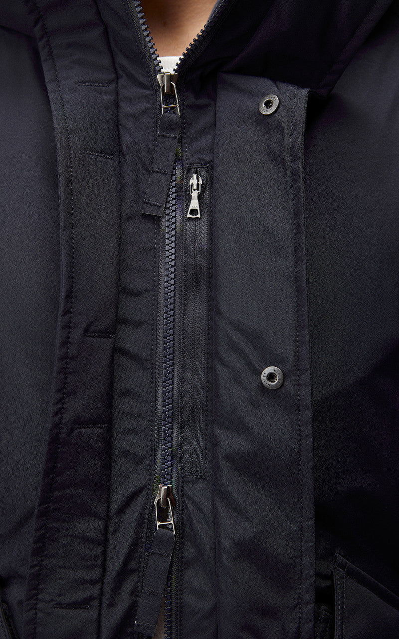 Nanamica GORE-TEX Down Coat Navy - Image 12