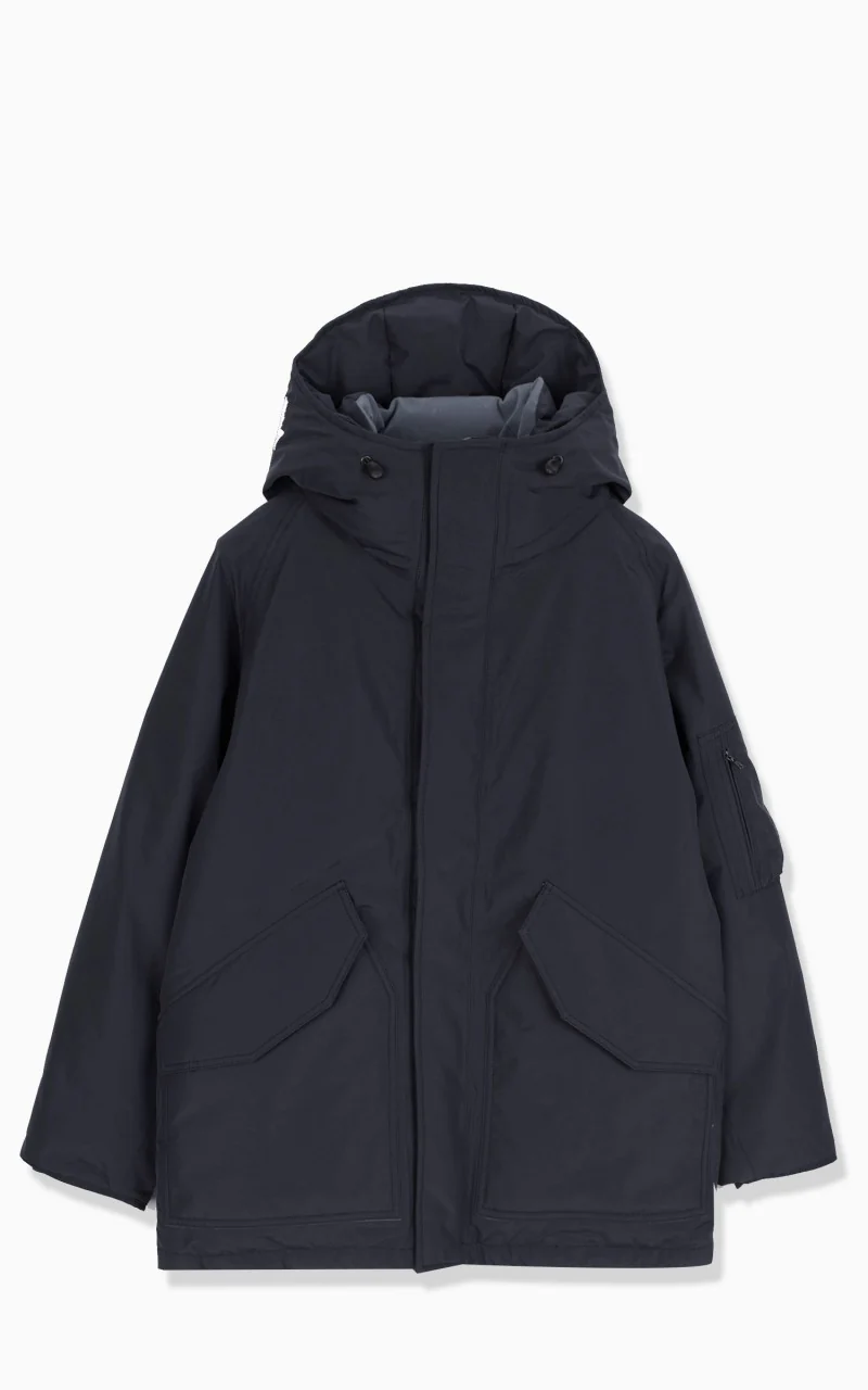Nanamica GORE-TEX Down Coat Navy - Image 14
