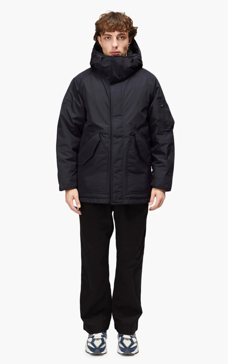 Nanamica GORE-TEX Down Coat Navy - Image 2