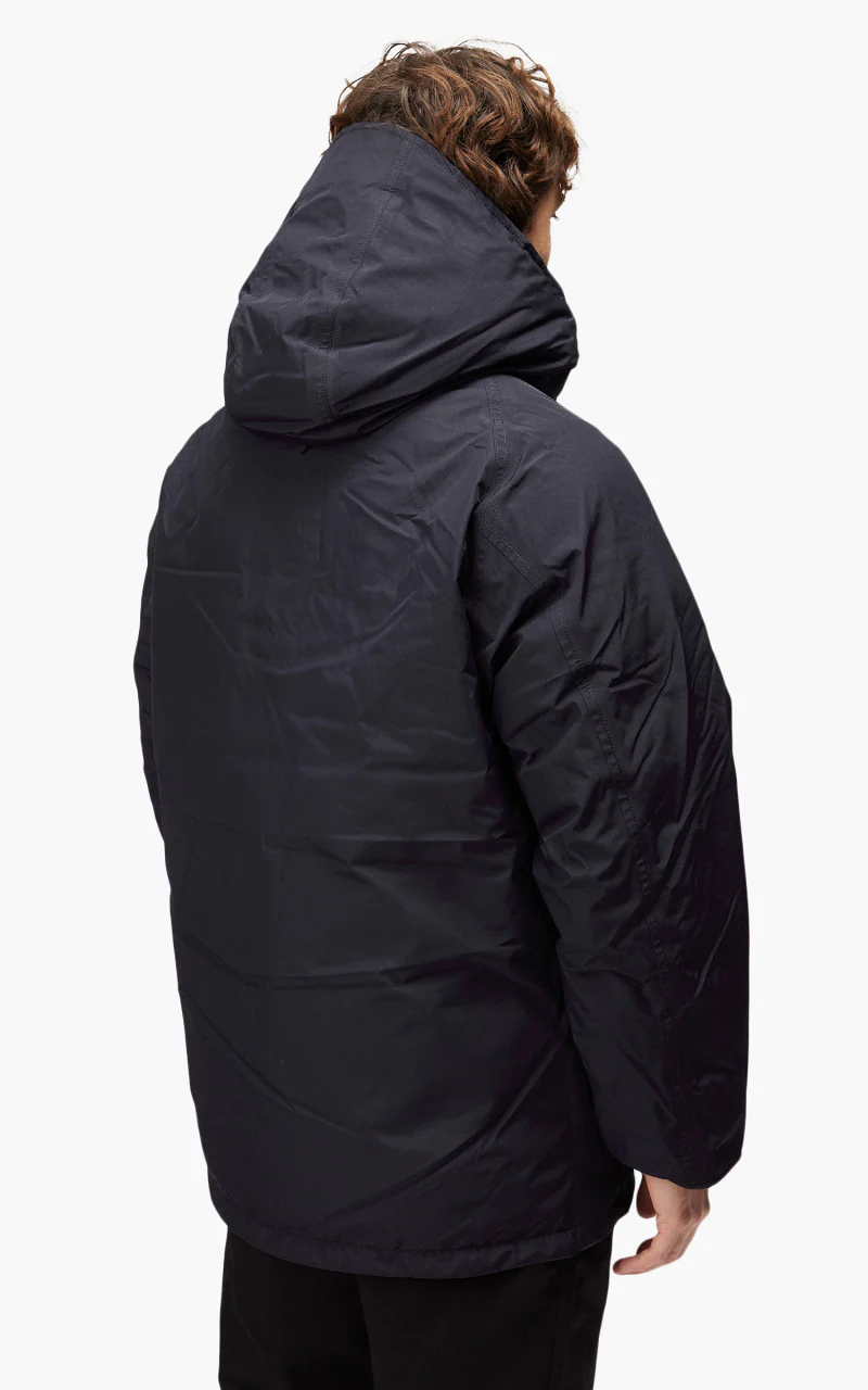 Nanamica GORE-TEX Down Coat Navy - Image 5