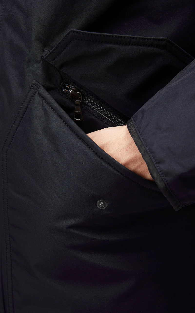 Nanamica GORE-TEX Down Coat Navy - Image 7