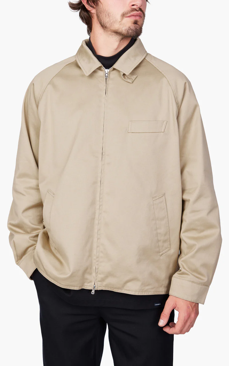 Nanamica GORE-TEX Infinium Chino Crew Jacket Khaki - Image 3