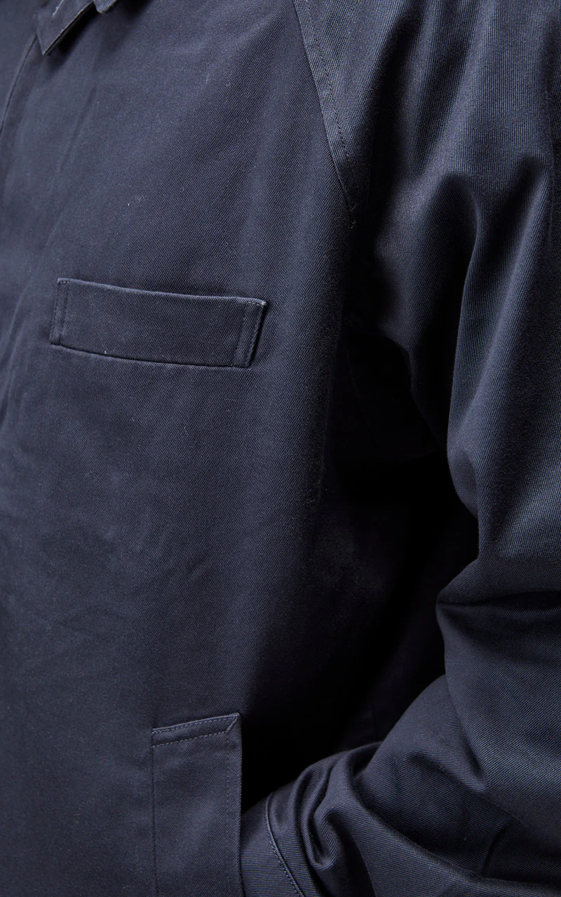 Nanamica GORE-TEX Infinium Chino Crew Jacket Navy - Image 8