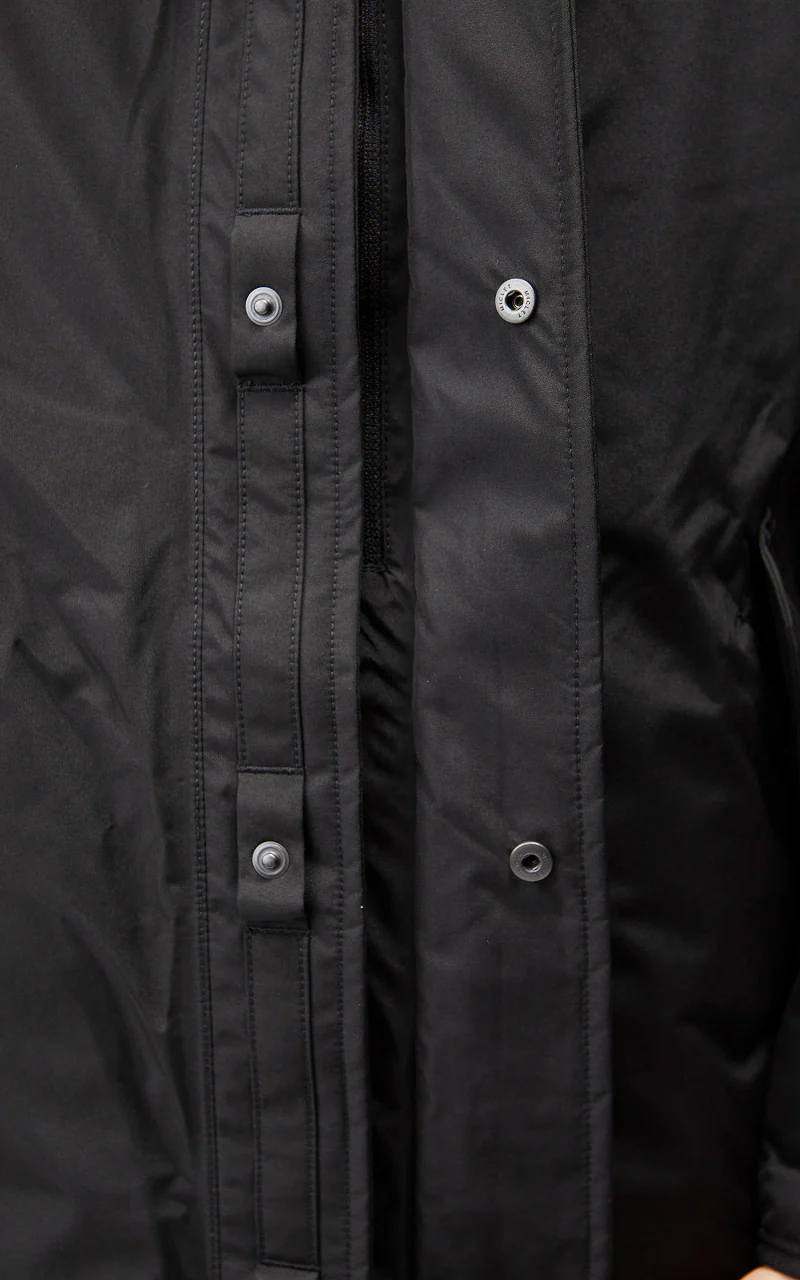 Nanamica GORE-TEX Long Down Coat Black - Image 10