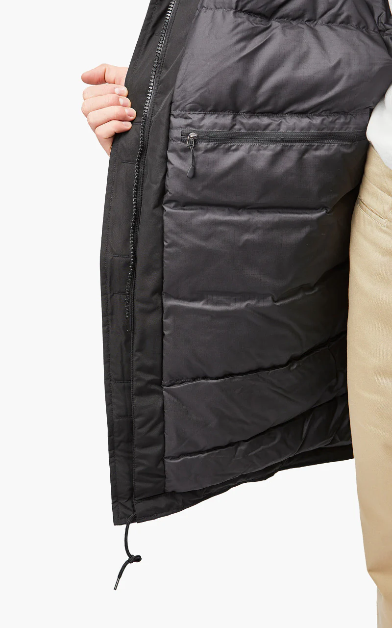 Nanamica GORE-TEX Long Down Coat Black - Image 12