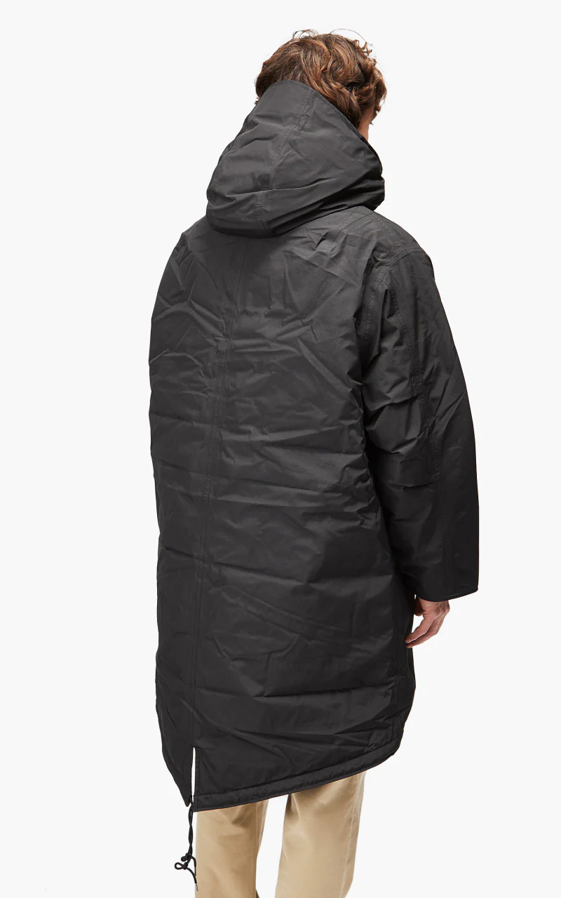 Nanamica GORE-TEX Long Down Coat Black - Image 5