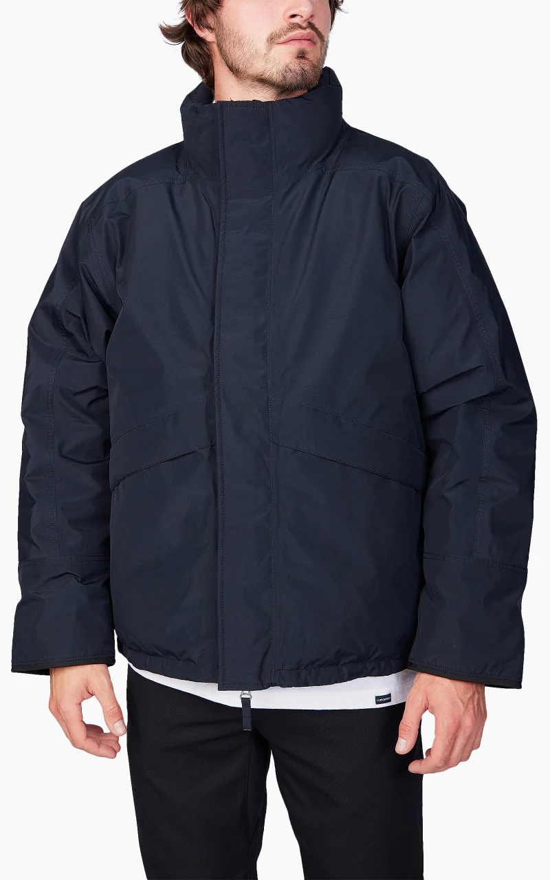 Nanamica GORE-TEX Short Down Jacket Navy - Image 3