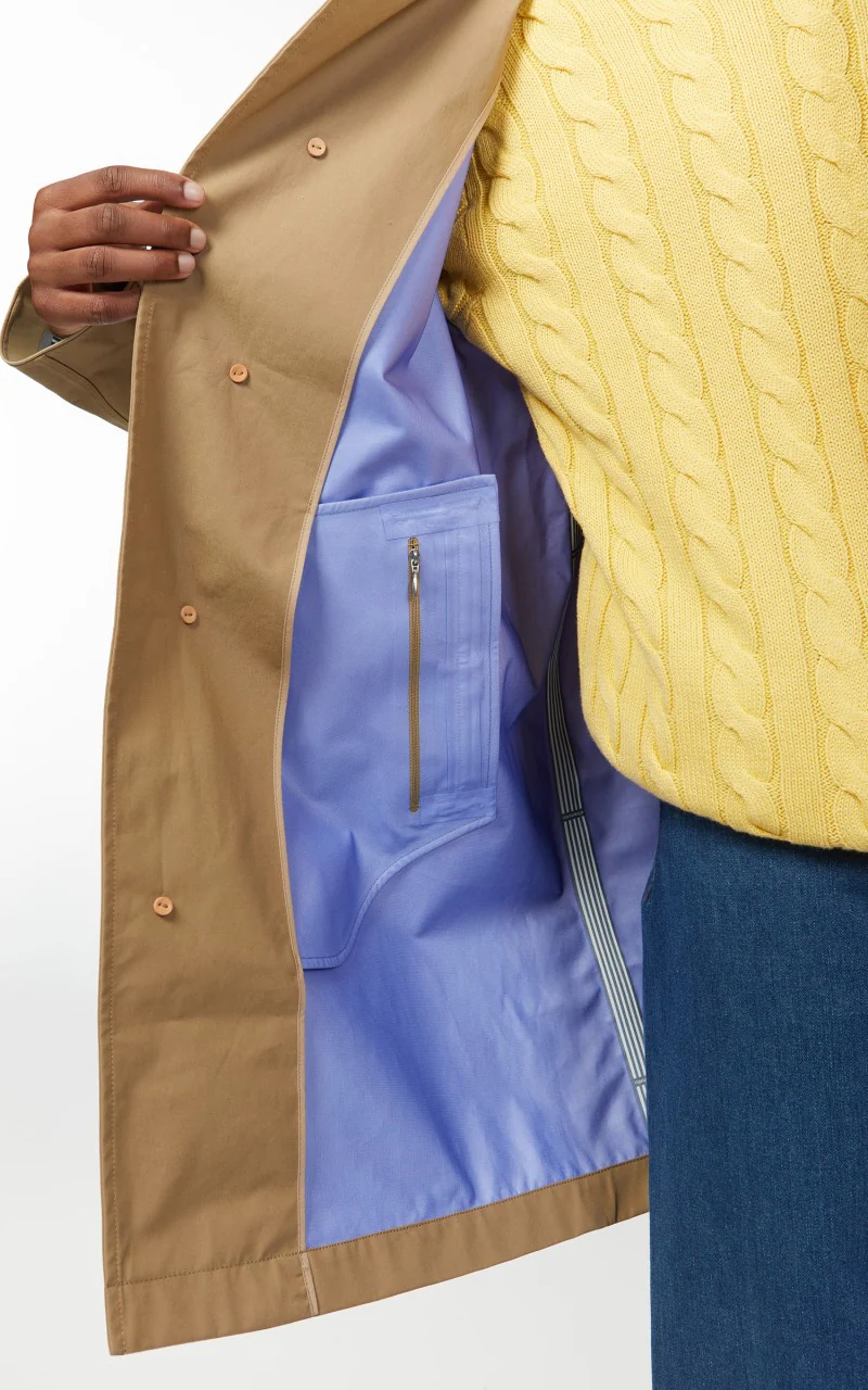 Nanamica GORE-TEX Soutien Collar Coat Beige - Image 10
