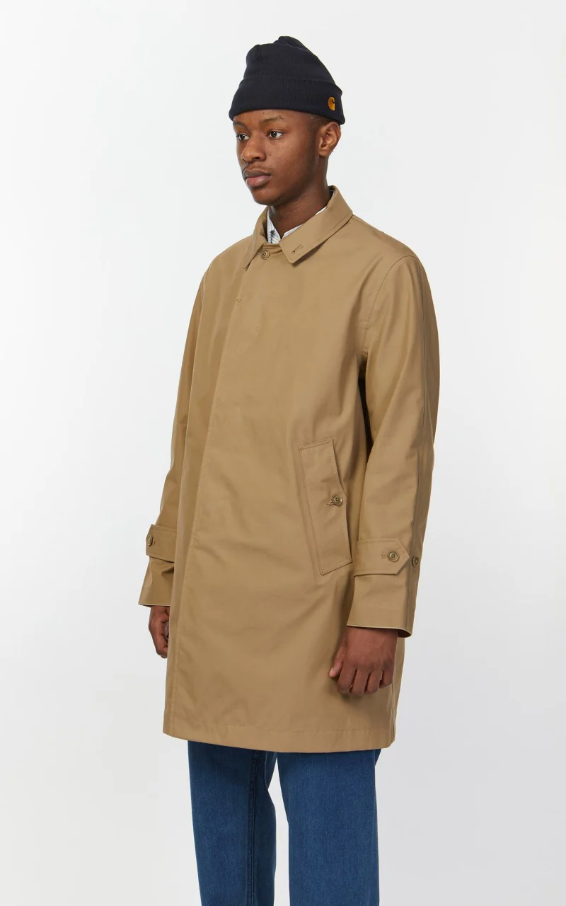 Nanamica GORE-TEX Soutien Collar Coat Beige - Image 4