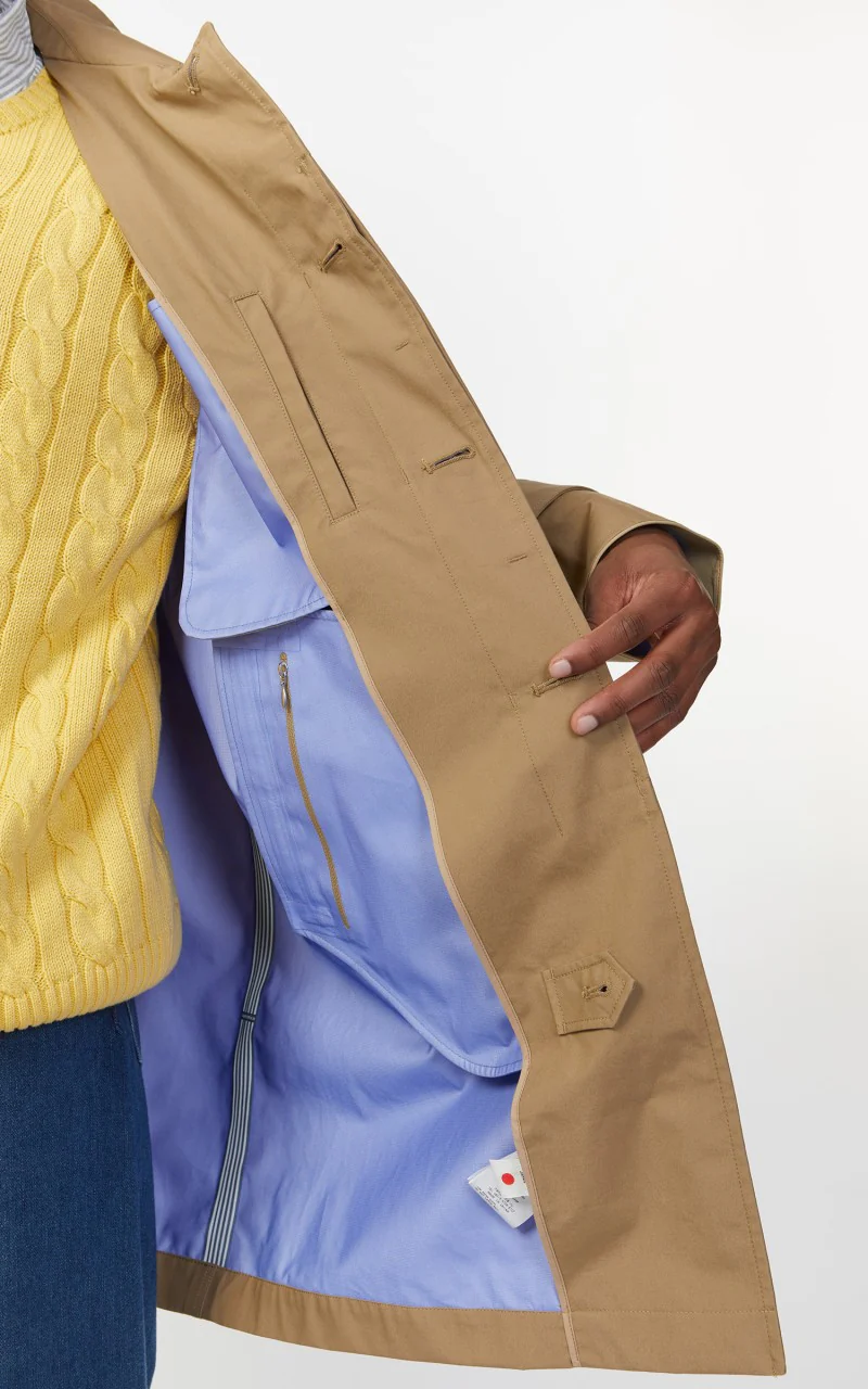 Nanamica GORE-TEX Soutien Collar Coat Beige - Image 9