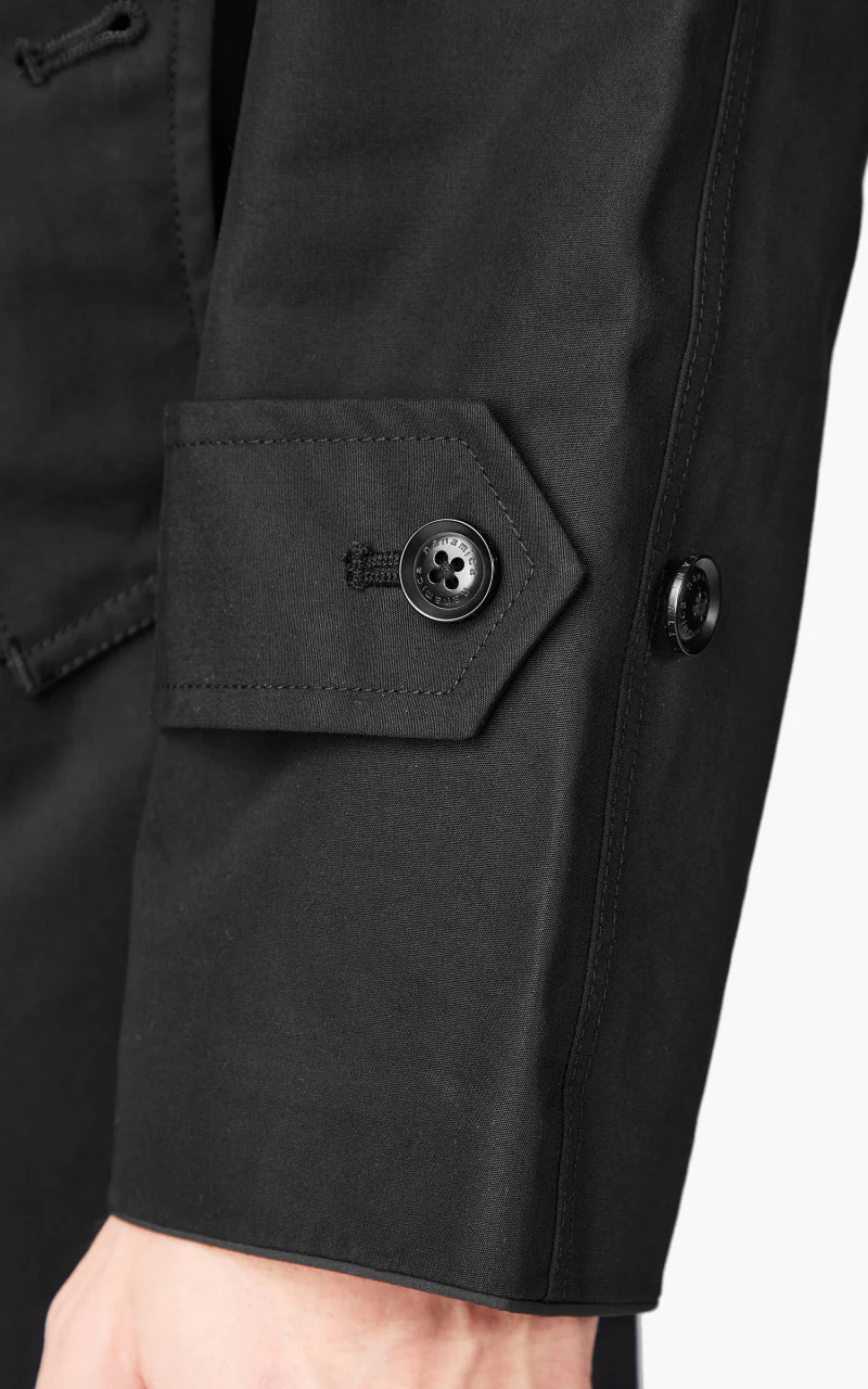 Nanamica GORE-TEX Soutien Collar Coat Black - Image 8