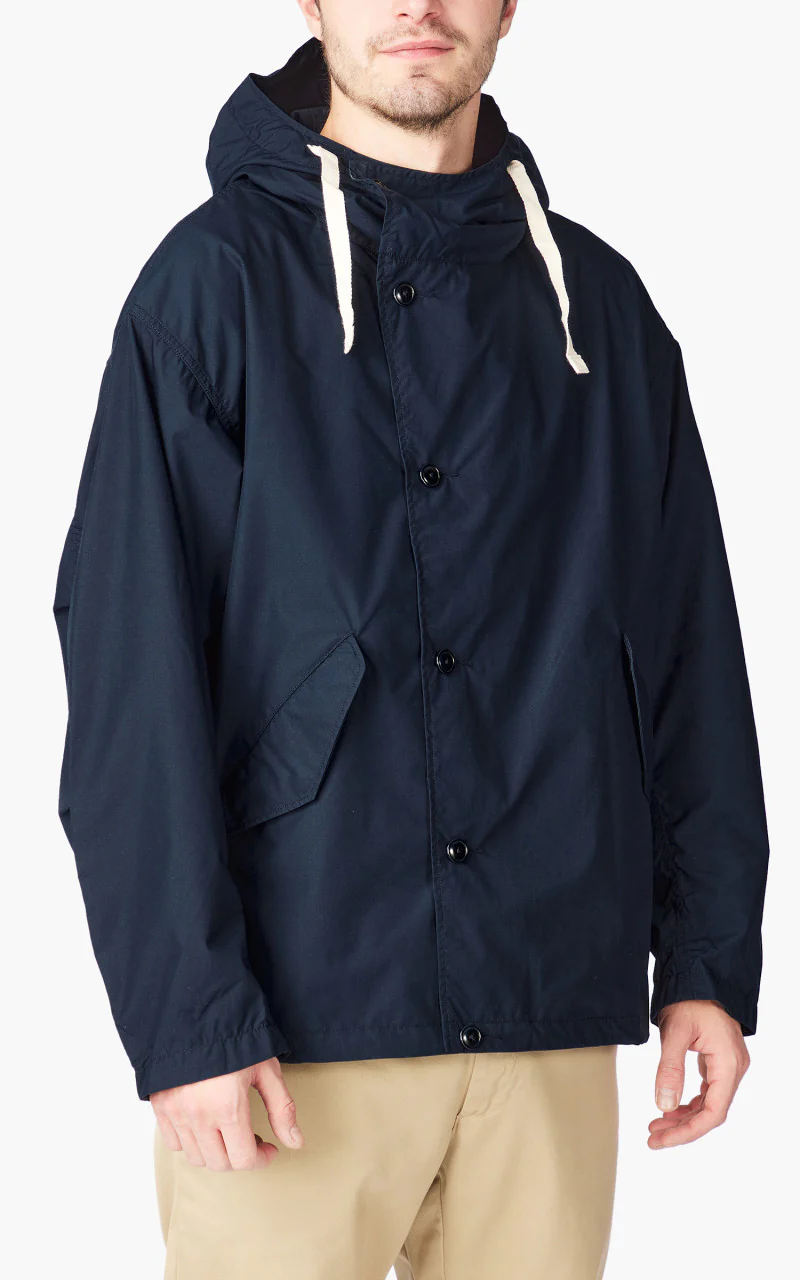 Nanamica Hooded Jacket Navy - Image 4