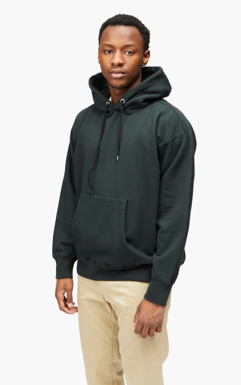 Nanamica Hooded Pullover Sweat Dark Navy - Image 5