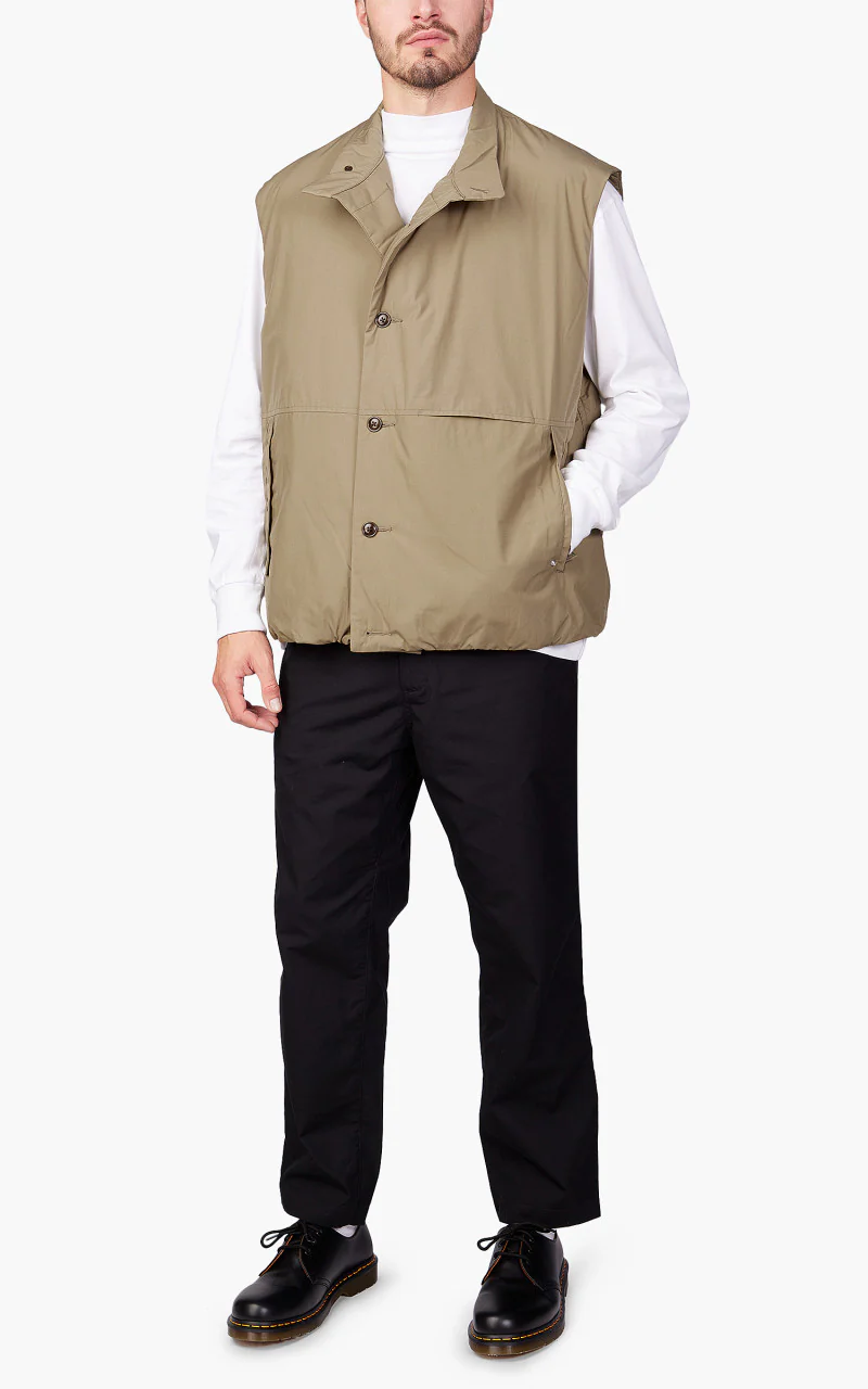 Nanamica Insulation Vest Khaki - Image 2