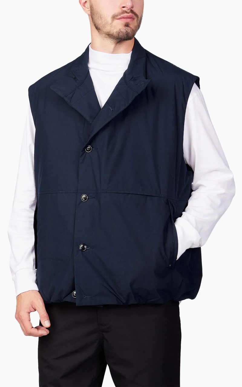 Nanamica Insulation Vest Navy - Image 3