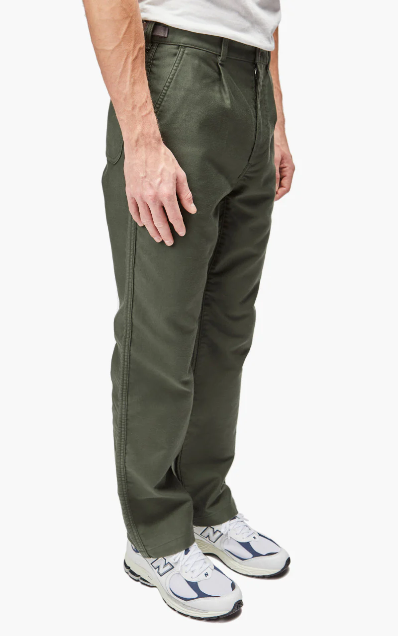 Nanamica Moleskin Dock Pants Olive - Image 4