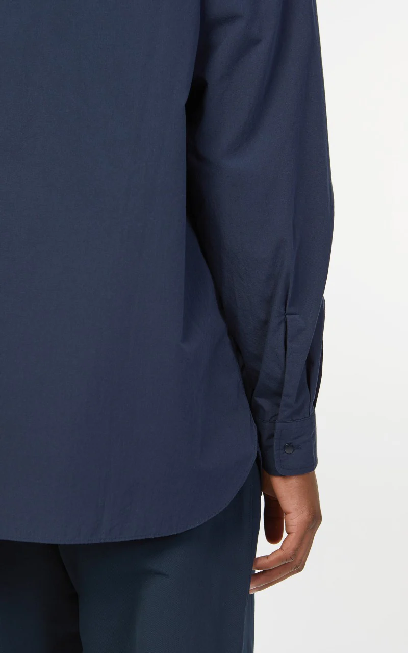Nanamica Regular Collar Wind Shirt Dark Navy - Image 7