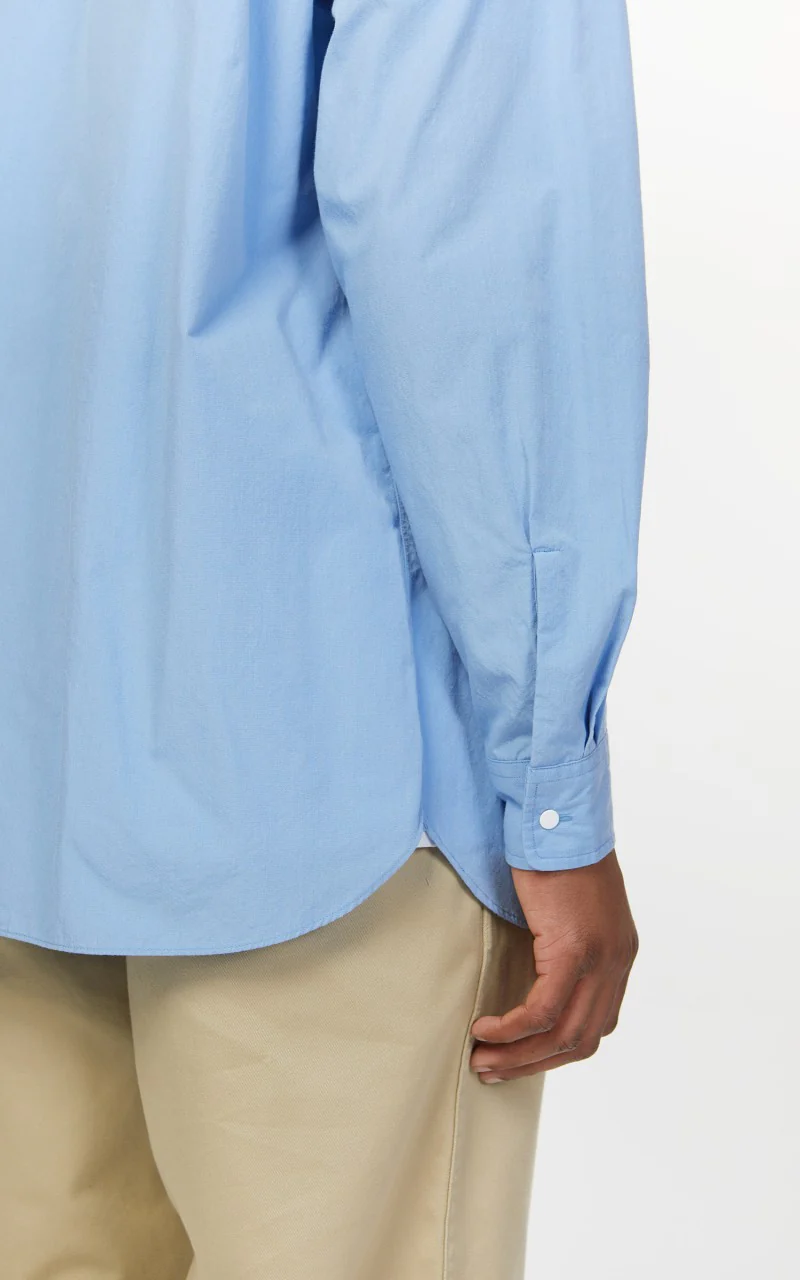Nanamica Regular Collar Wind Shirt Sax - Image 7