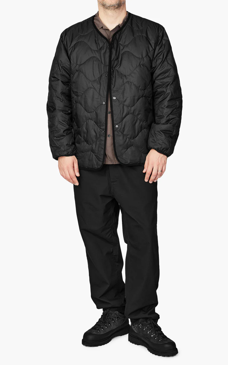 Nanamica Reversible Down Cardigan Black - Image 4
