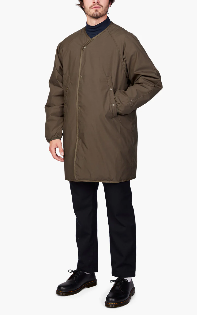 Nanamica Reversible Down Coat Khaki Beige - Image 2