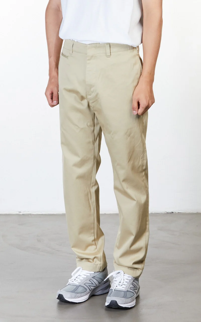 Nanamica Straight Chino Pants Khaki - Image 5