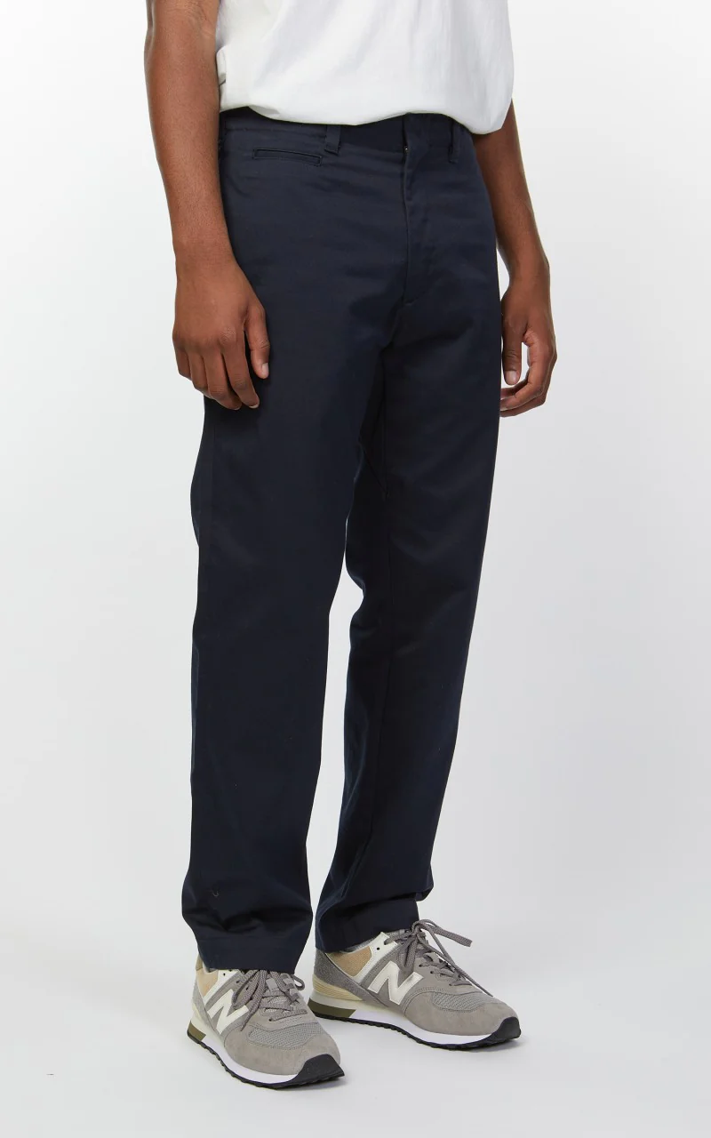 Nanamica Straight Chino Pants Navy - Image 5