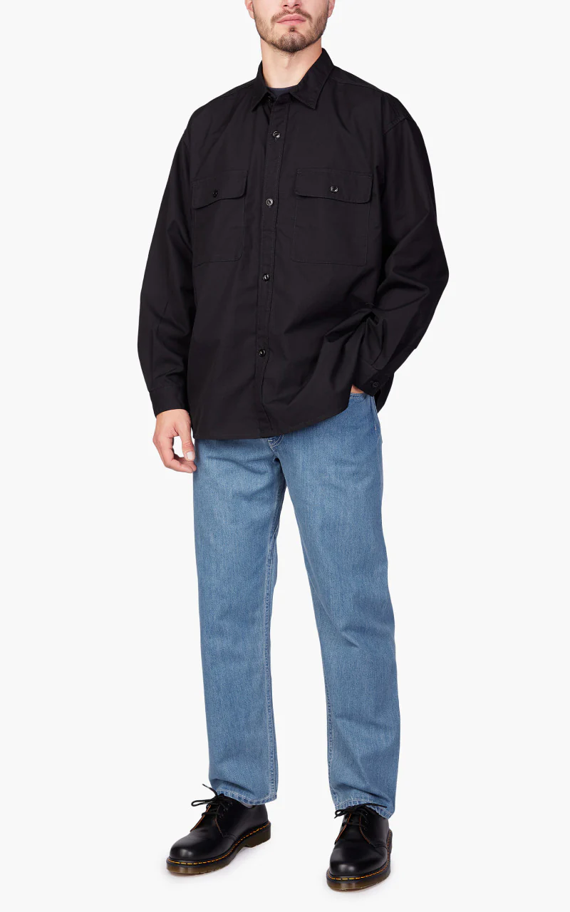 Nanamica Utility Light Wind Shirt Black - Image 2