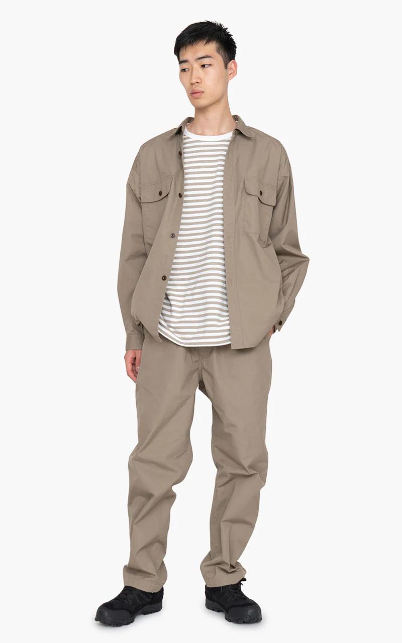 Nanamica Utility Light Wind Shirt Taupe - Image 2