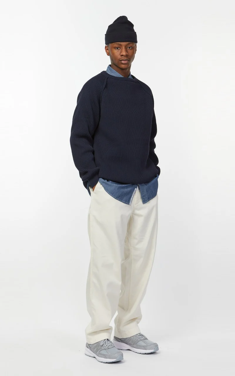 Nanamica Wide Chino Pants Natural - Image 4