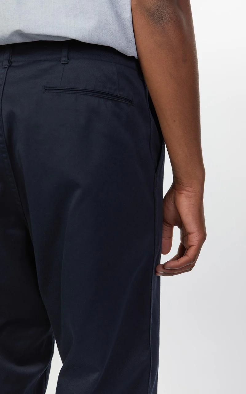 Nanamica Wide Chino Pants Navy - Image 9