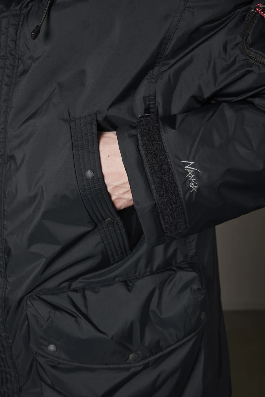 Nanga Aurora Down Field Half Coat Black - Image 9