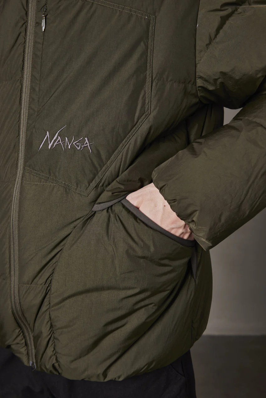 Nanga Mazeno Ridge Jacket Khaki - Image 7