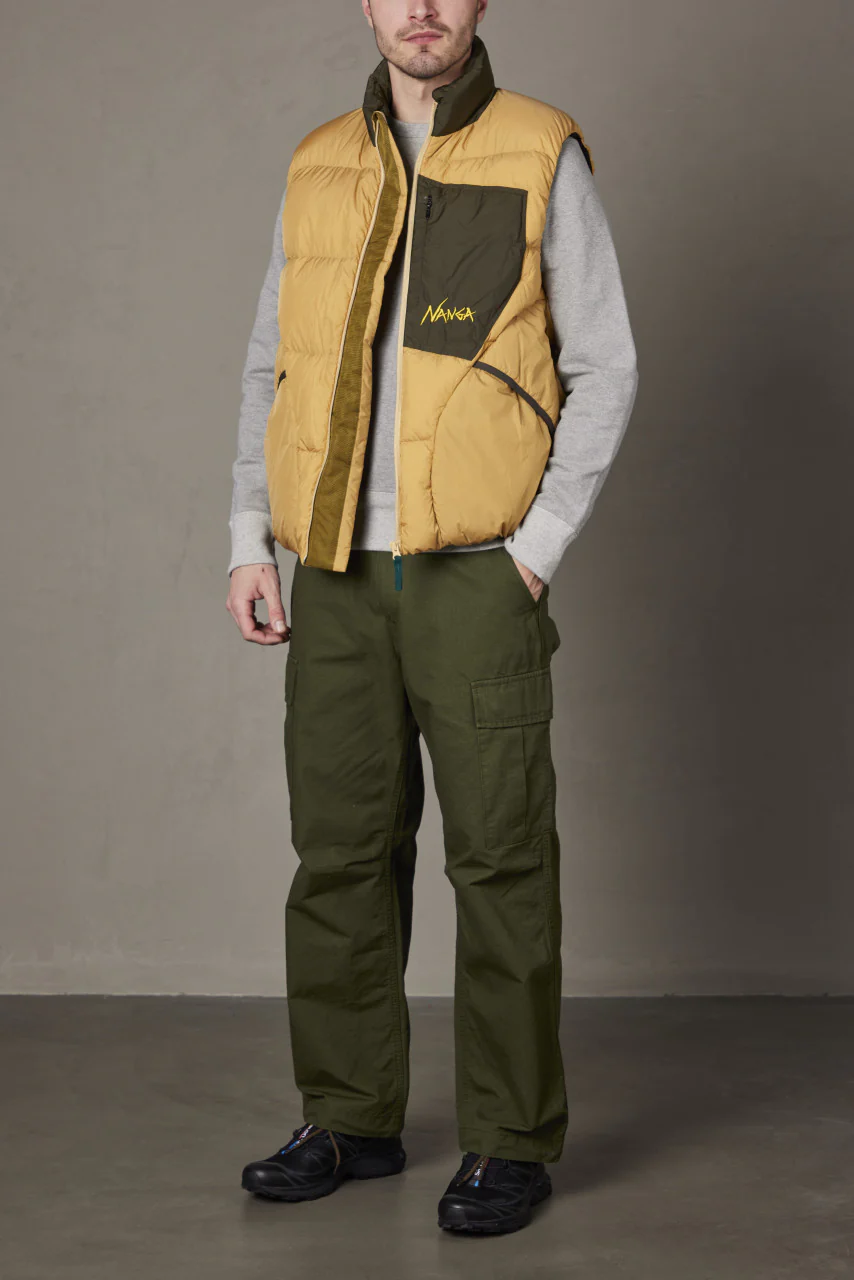 Nanga Mazeno Ridge Vest Beige - Image 2