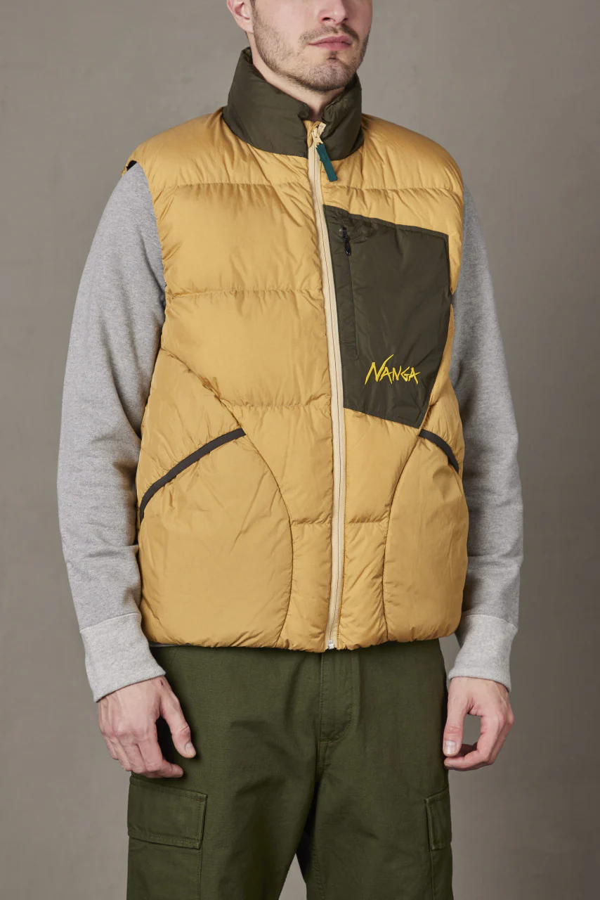Nanga Mazeno Ridge Vest Beige - Image 4