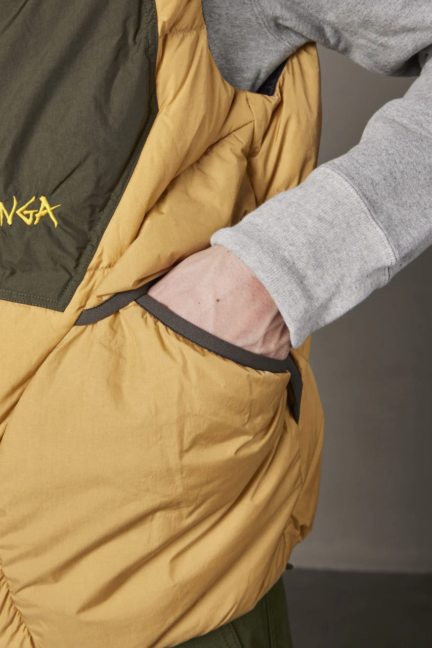 Nanga Mazeno Ridge Vest Beige - Image 7