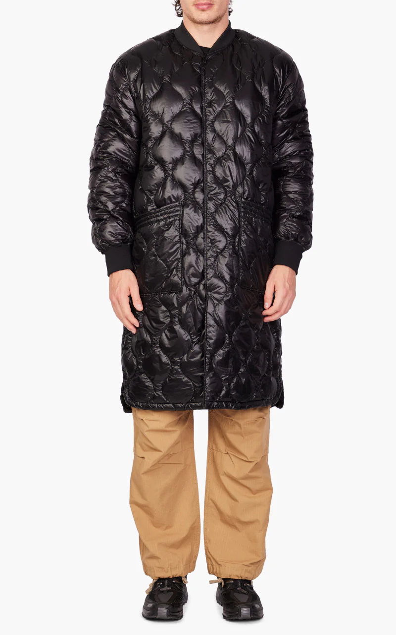 Nanga Onion Quilt Down Half Coat Black - Image 2