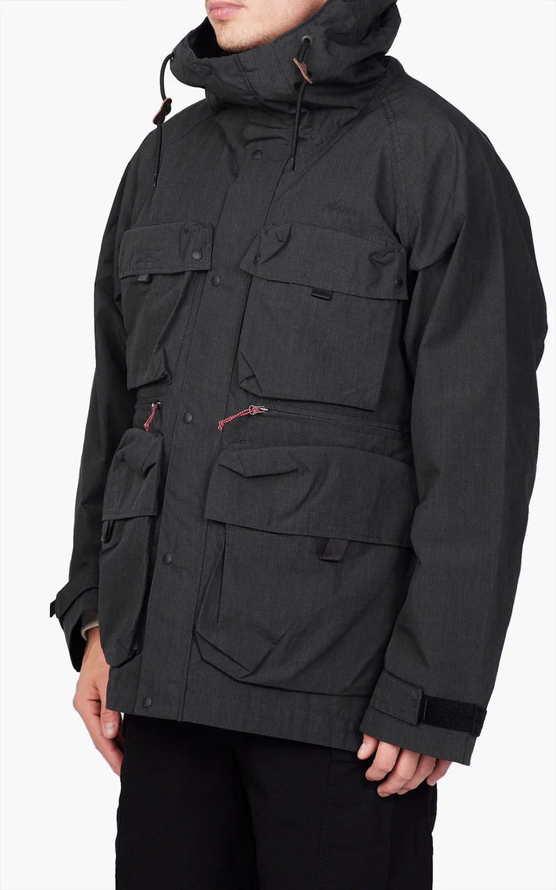 Nanga Takibi Mountain Parka Charcoal - Image 4
