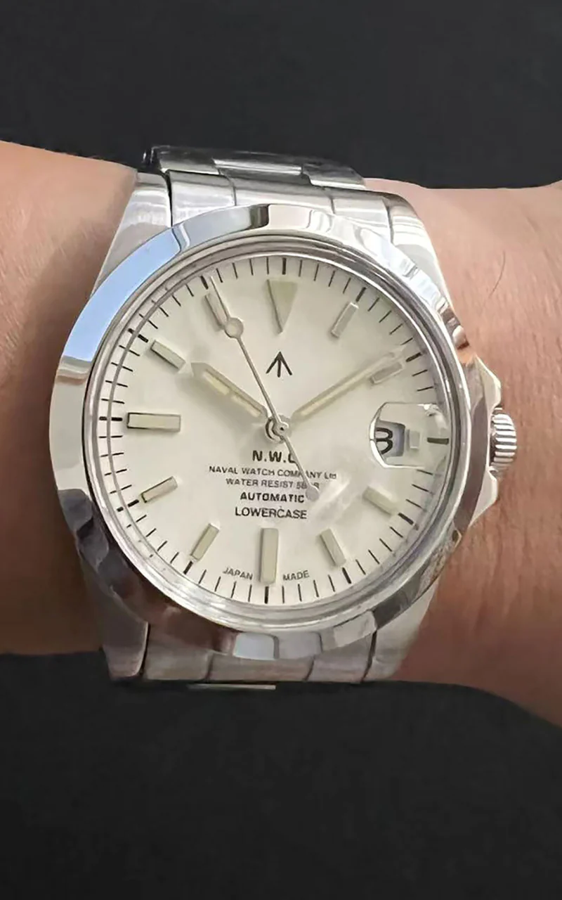 Naval Watch Company by LOWERCASE FRXA017 White Dial Metal - Image 3