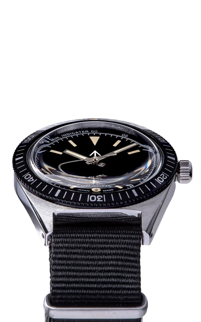 Naval Watch Company by LOWERCASE FRXB002 Quartz Watch Black Dial Black - Image 3