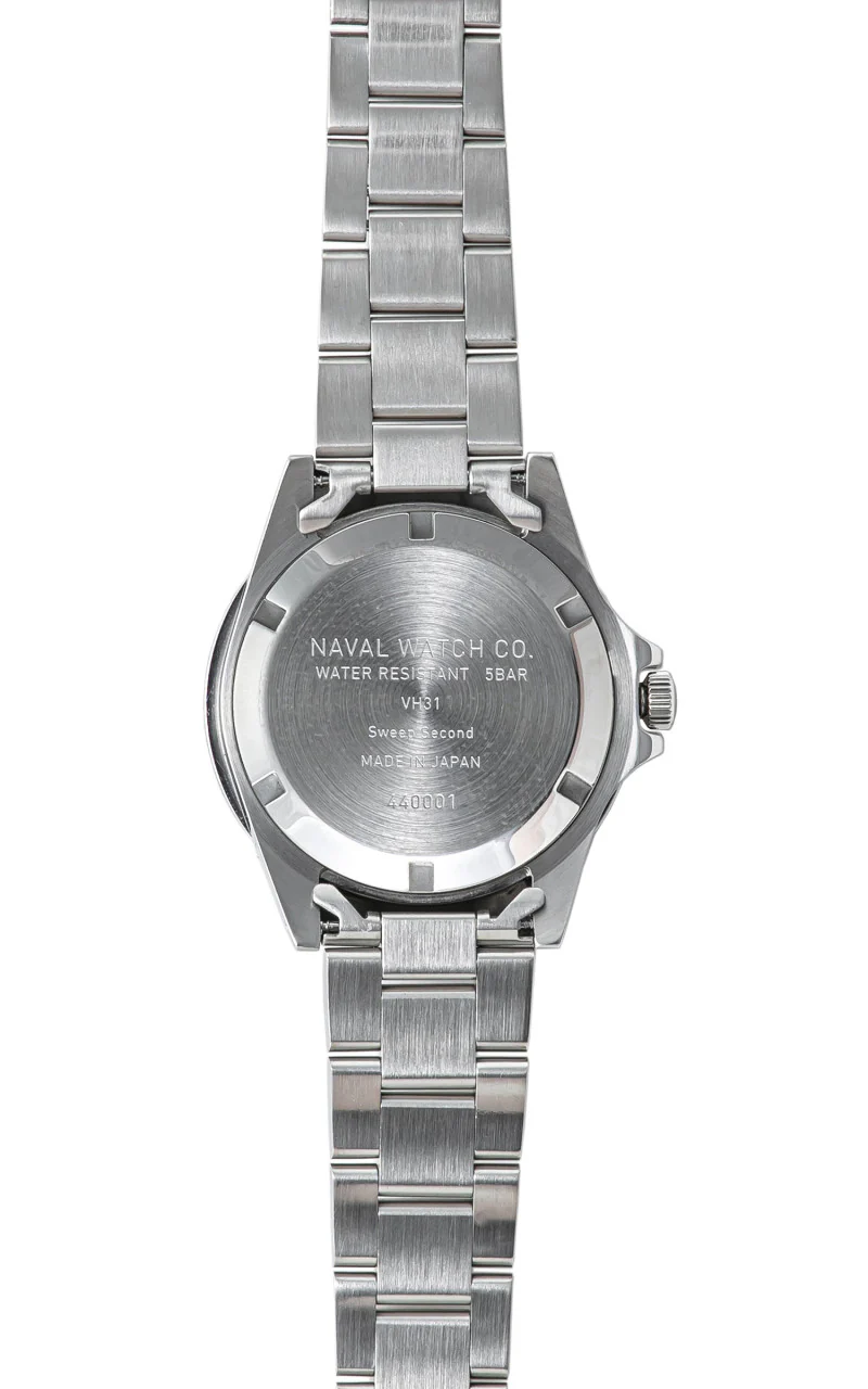 Naval Watch Company by LOWERCASE FRXE001 Sweep Second Black Dial Metal - Image 3