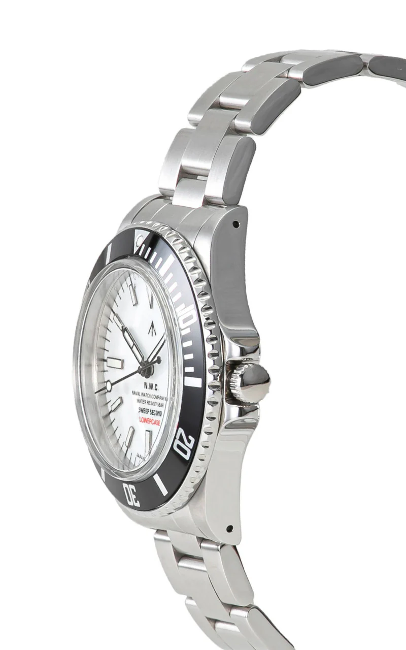 Naval Watch Company by LOWERCASE FRXE006 Sweep Second White Dial Metal - Image 4