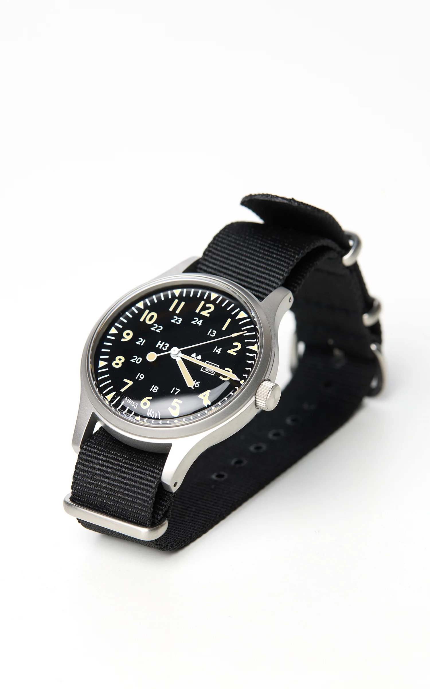 Naval Watch Company MIL-01 US Army Type Watch Black - Image 2