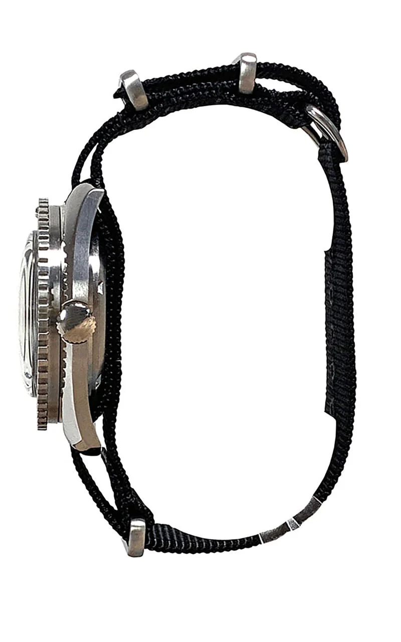 Naval Watch Company MIL-05 Automatic Royal Military Diver Watch Silver/Black - Image 4
