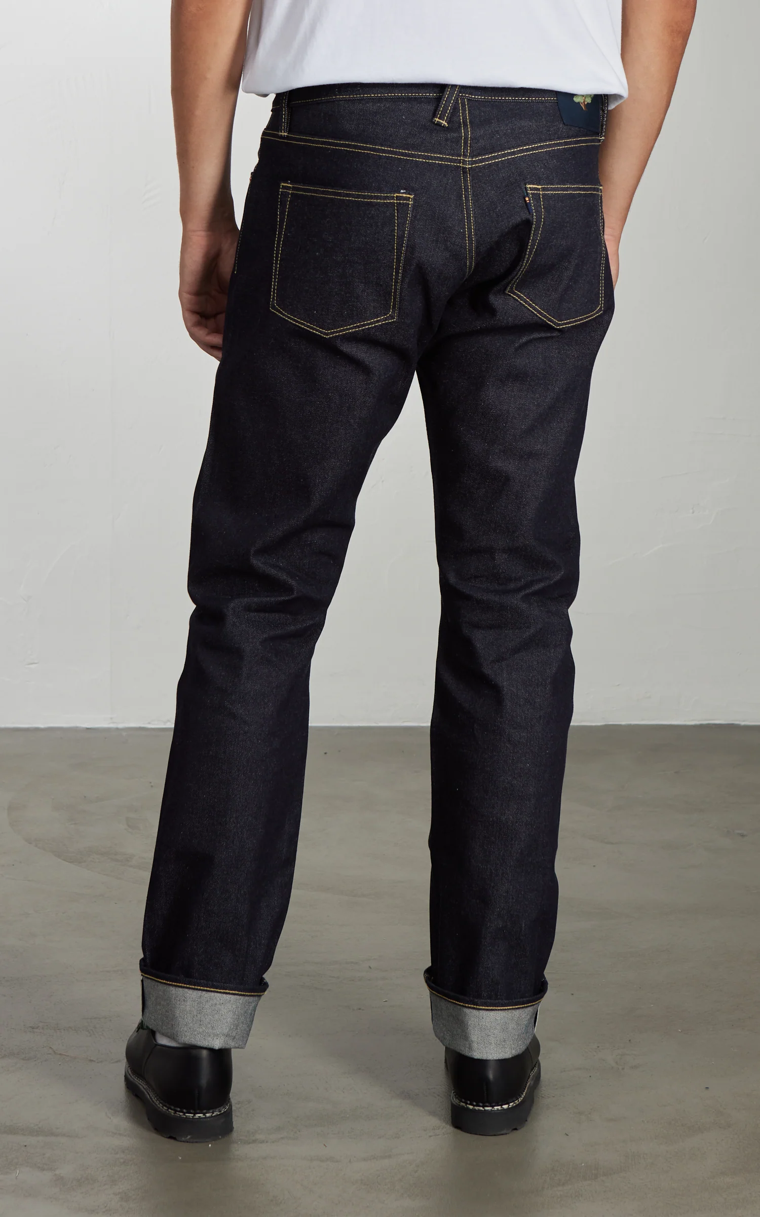 NBDN Bonsai 003 Slim Straight Selvedge Jeans Indigo 15oz - Image 10