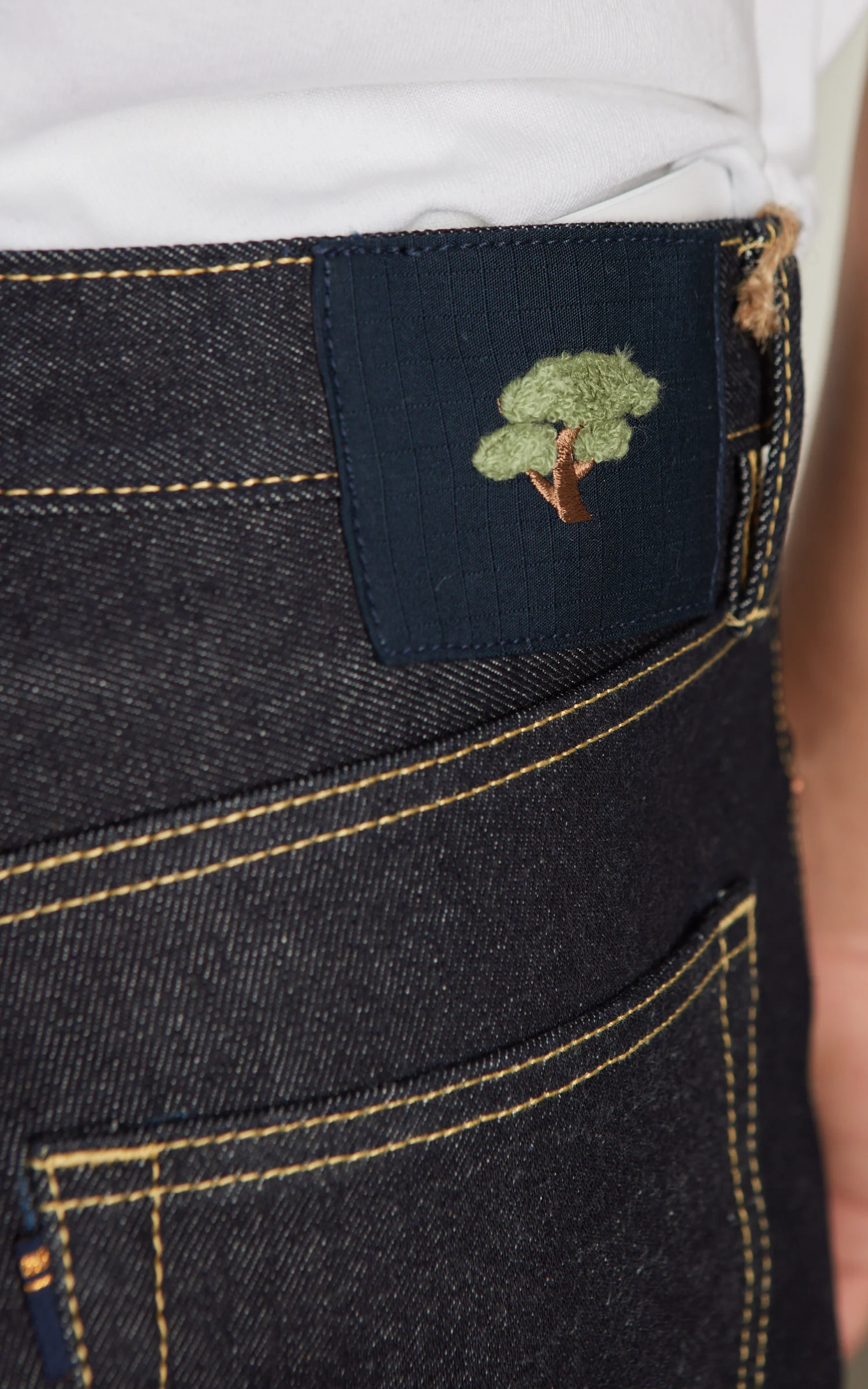 NBDN Bonsai 003 Slim Straight Selvedge Jeans Indigo 15oz - Image 11