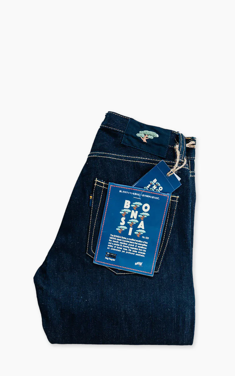 NBDN Bonsai 003 Slim Straight Selvedge Jeans Indigo 15oz - Image 3