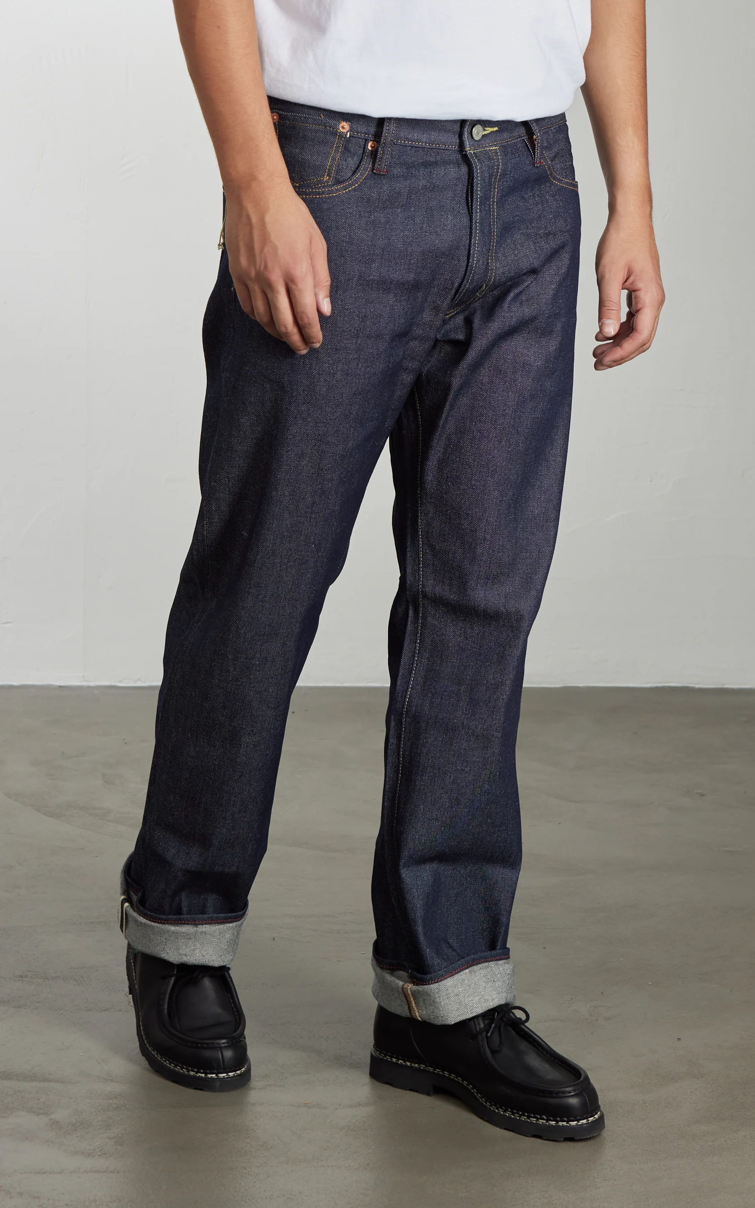 NBDN ESTD 011 Banana Line II Regular Straight Selvedge Jeans Indigo 14oz - Image 6